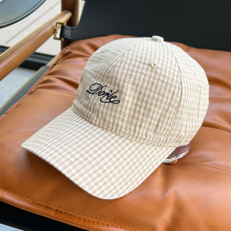 Women's Stylish Checkered Baseball Cap Stornfield