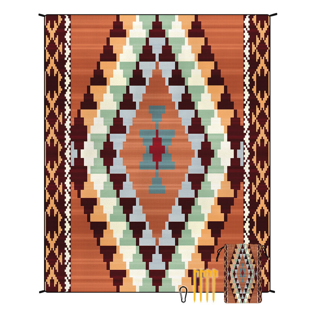 Geometric Print Tapestry Stornfield