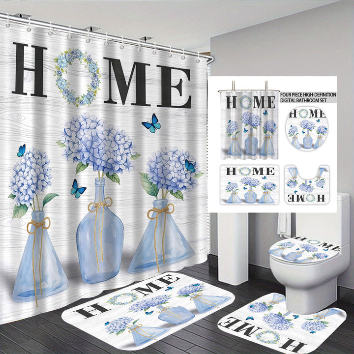 Artistic Floral Theme Bathroom Décor Set Stornfield
