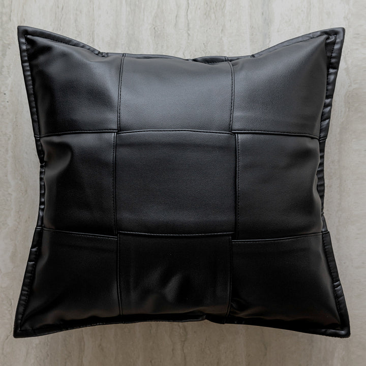 Luxurious decorative cushion made of faux fur