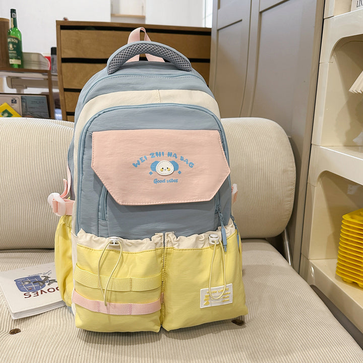 Playful Illustrated Multi-Pocket Backpack Stornfield