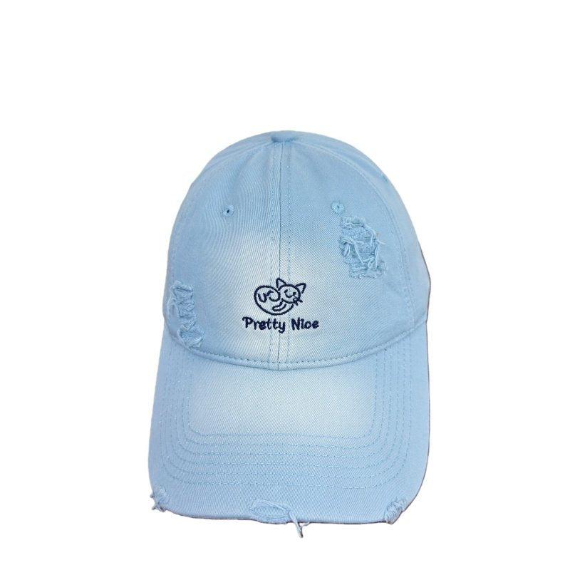 Women's Distressed Casual Embroidered Baseball Cap Stornfield