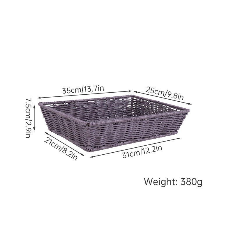 Versatile Storage Wicker Basket Stornfield