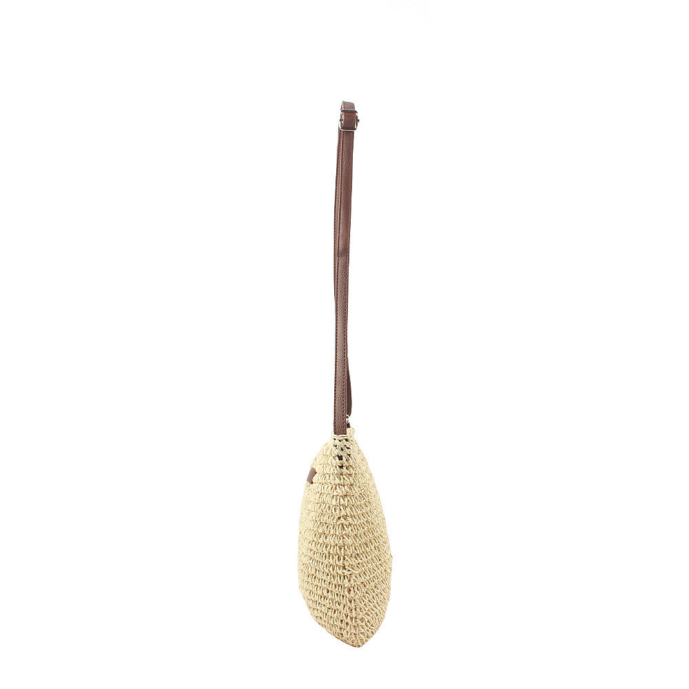 Shoulder bag made of handwoven natural material with adjustable shoulder strap Stornfield