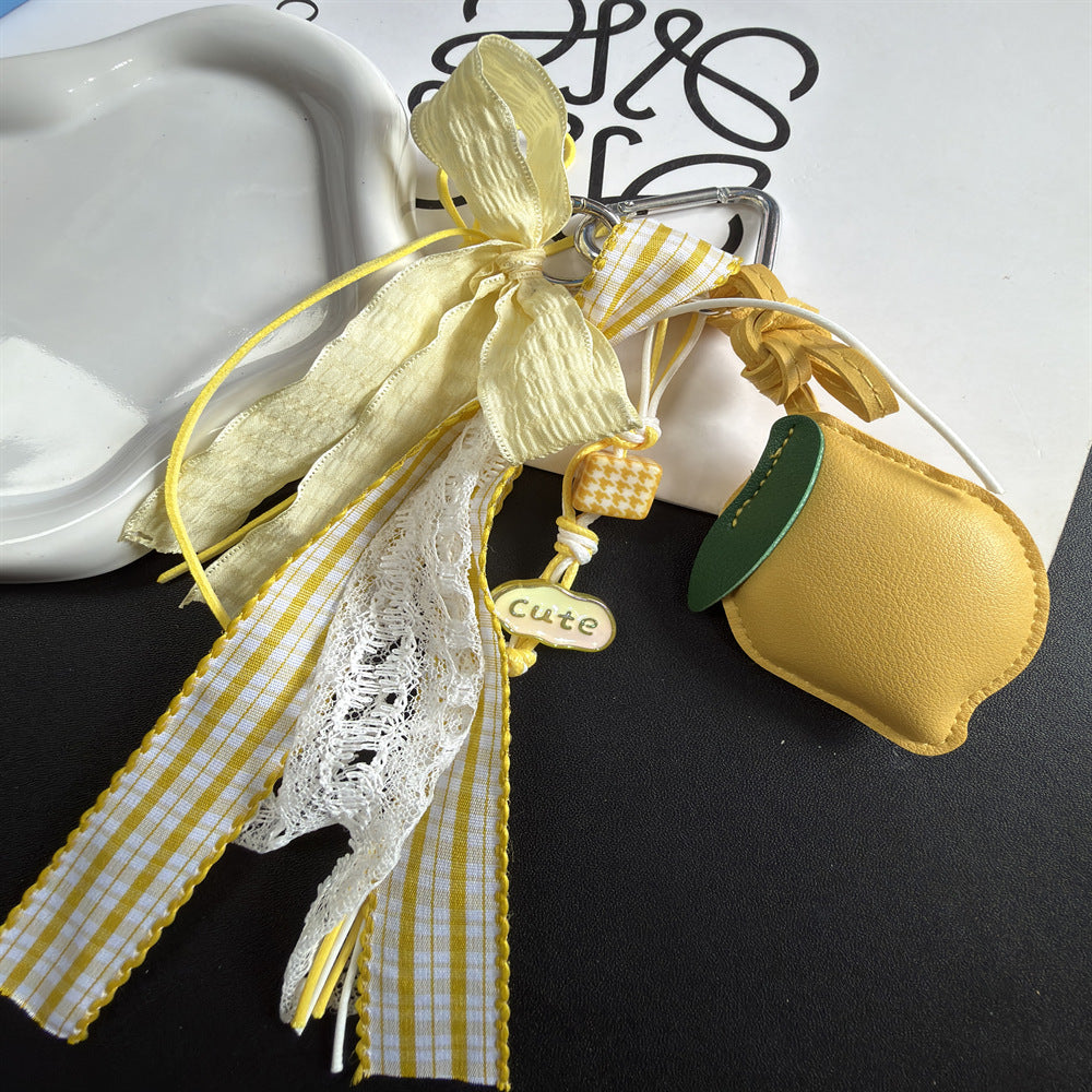 Decorative Lemon Charm Keychain Stornfield