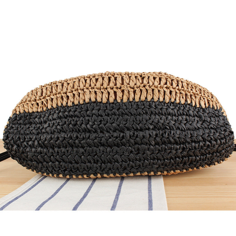 Braided crossbody bag with drawstring closure Stornfield