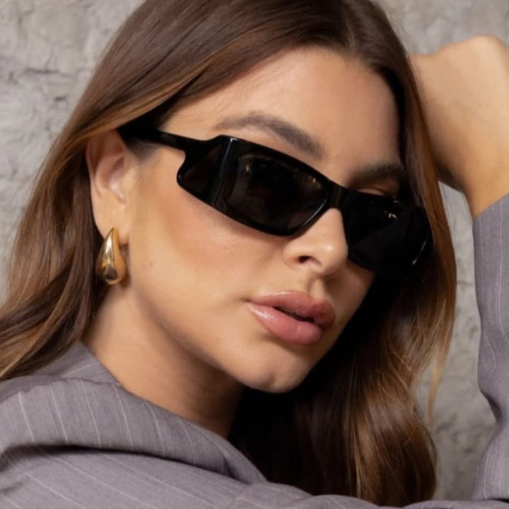 Ladies extravagant sunglasses in geometric design Stornfield