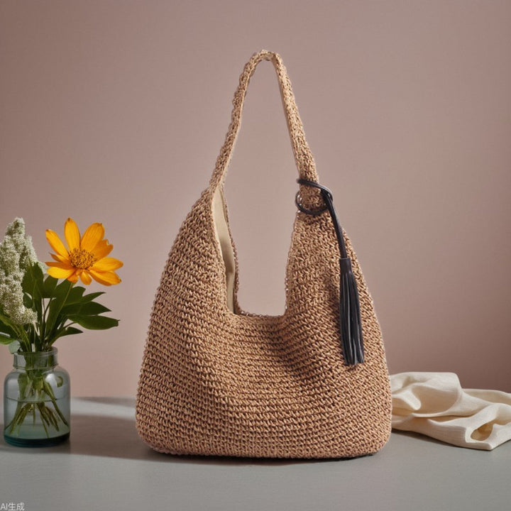 Handcrafted and Stylish Shoulder Bag with Decorative Tassel Detail Stornfield