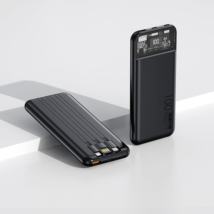 Portable power bank with multifunctional cable system and digital display Stornfield