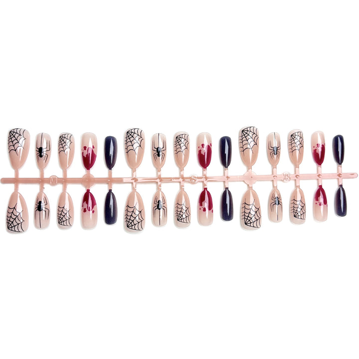 Halloween-Themed Press-On Nail Art Kit