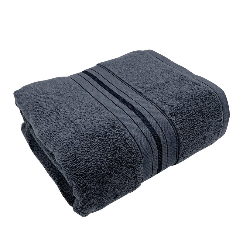 High-quality terry bath towel with elegant stripe detail Stornfield