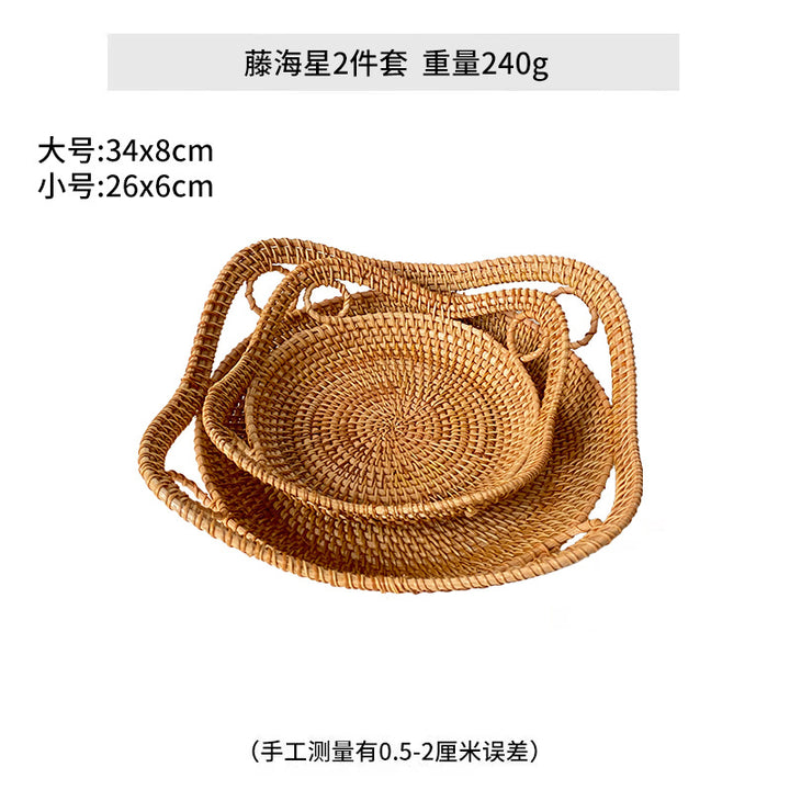 Women heart-shaped rattan basket Stornfield
