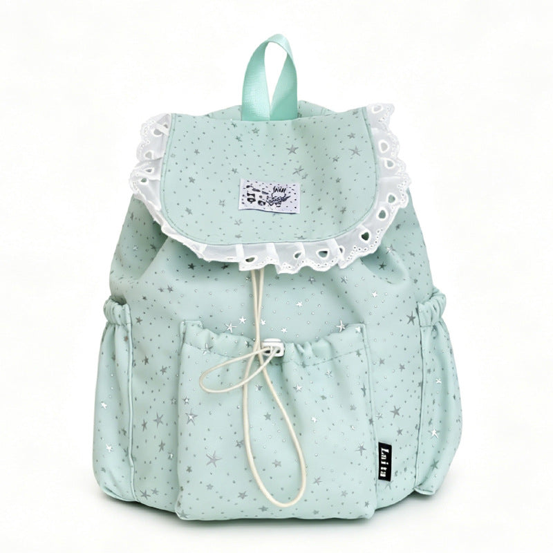 Charming Star-Patterned Backpack Stornfield