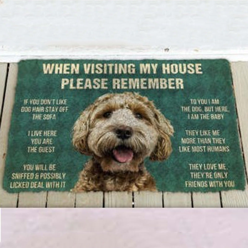 Fun Dog-Themed Door Mat Stornfield