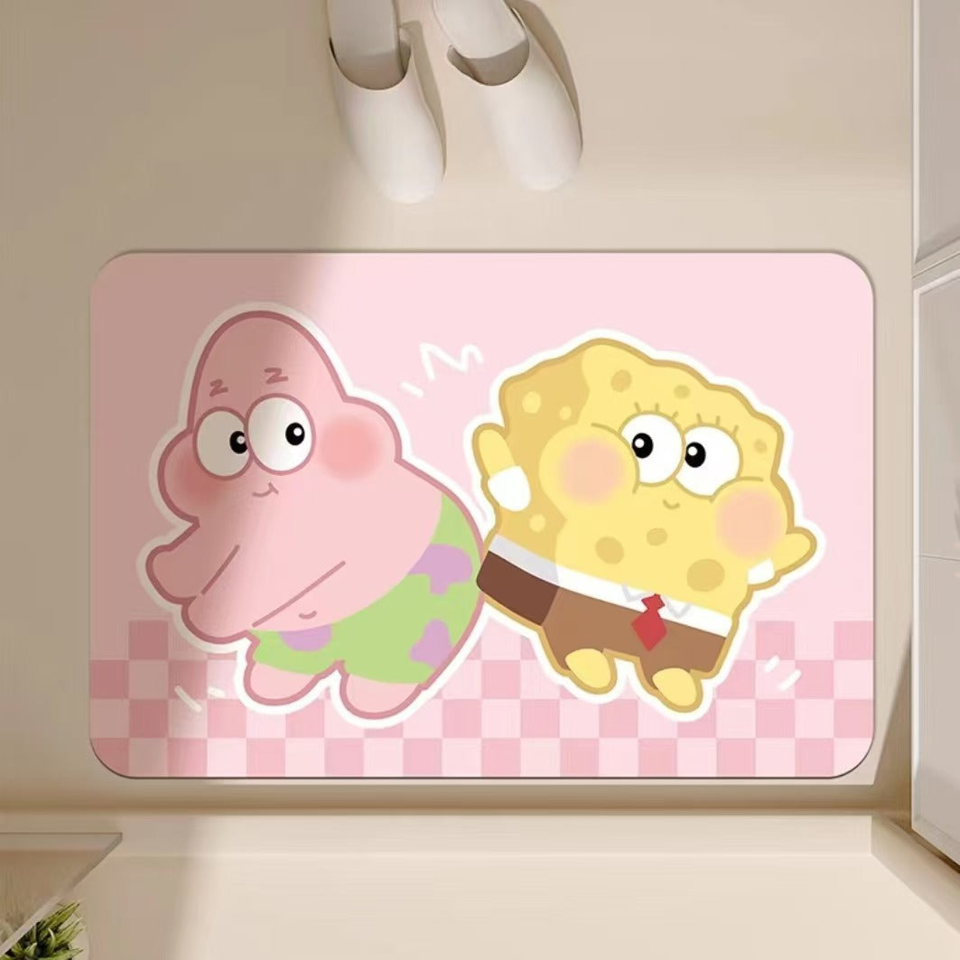 Cartoon Character Themed Bath Mat Stornfield