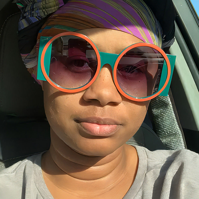 Women's oversized sunglasses with square frame and UV protection Stornfield