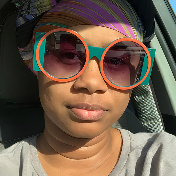 Women's oversized sunglasses with square frame and UV protection Stornfield