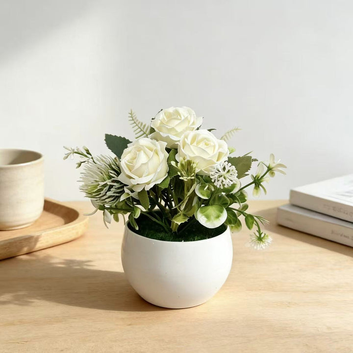 Artificial Orchid Plant for Indoor Home Decor
