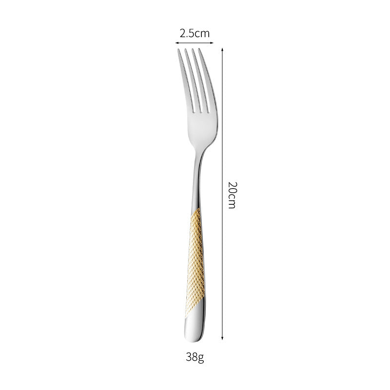 Fine and elegant table knife with non-slip handle Stornfield