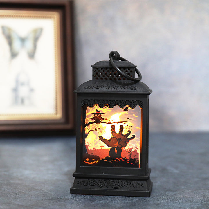 Decorative Halloween-Themed LED Lantern