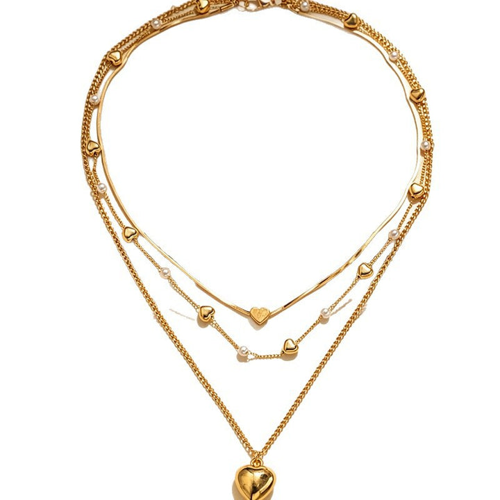 Heart-Shaped Layered Necklace Stornfield