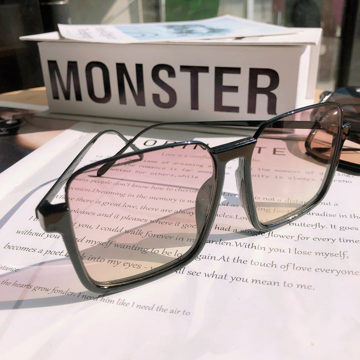 Oversized Geometric Frame Sunglasses Stornfield