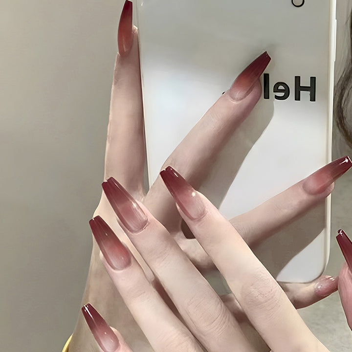 Elegant Glittery Acrylic Nail Extensions Stornfield