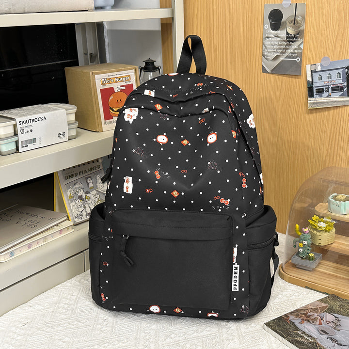 Playful Illustrated Cartoon Backpack Stornfield