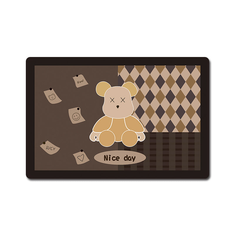 Artistic Cartoon Entrance Mat Stornfield