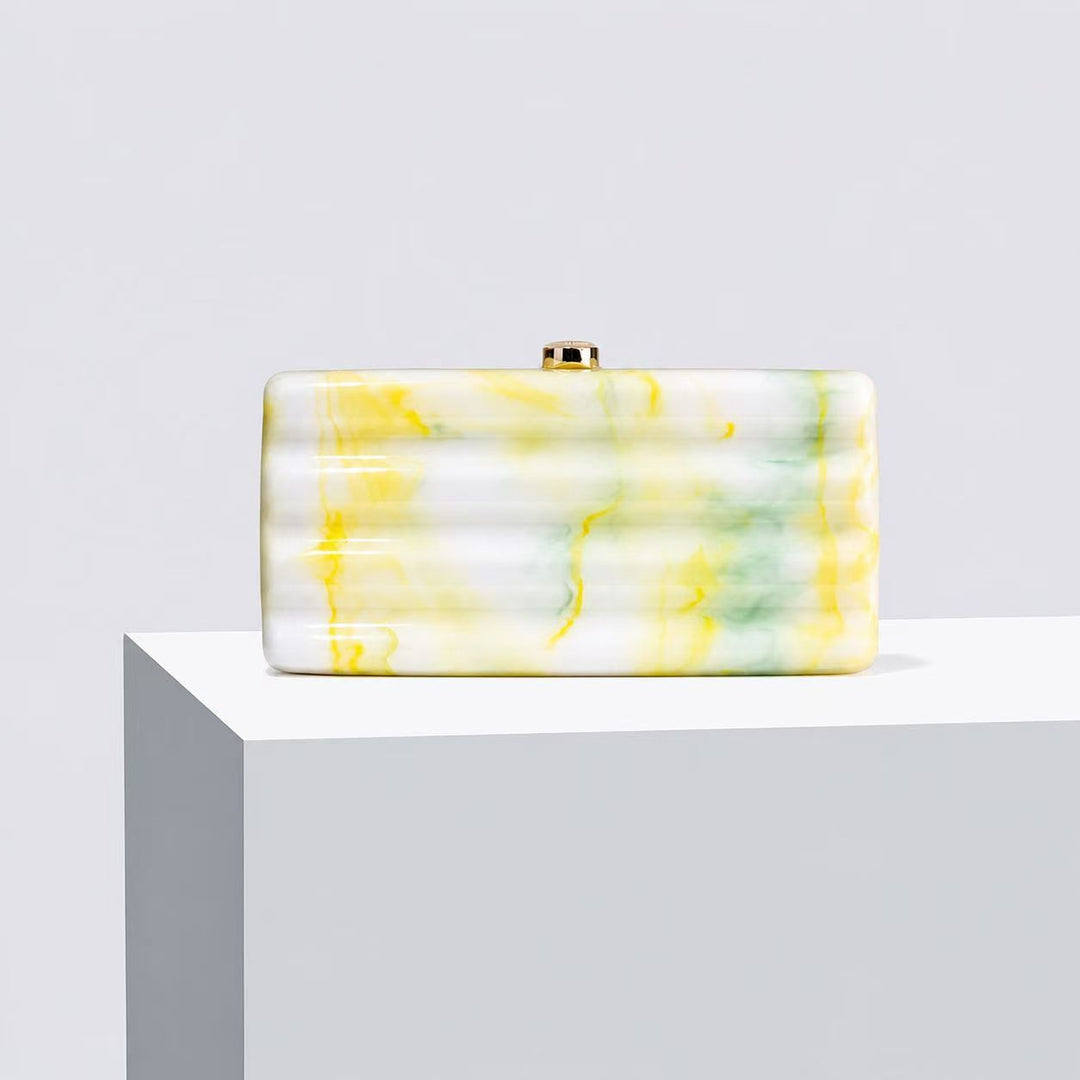 Glamorous Textured Evening Clutch