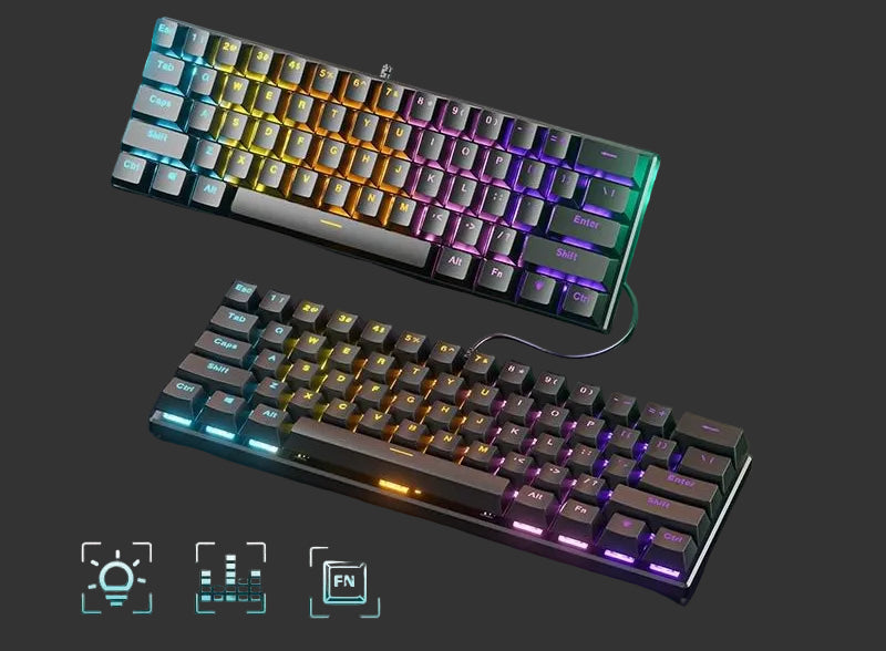 Compact Mechanical Gaming Keyboard Stornfield