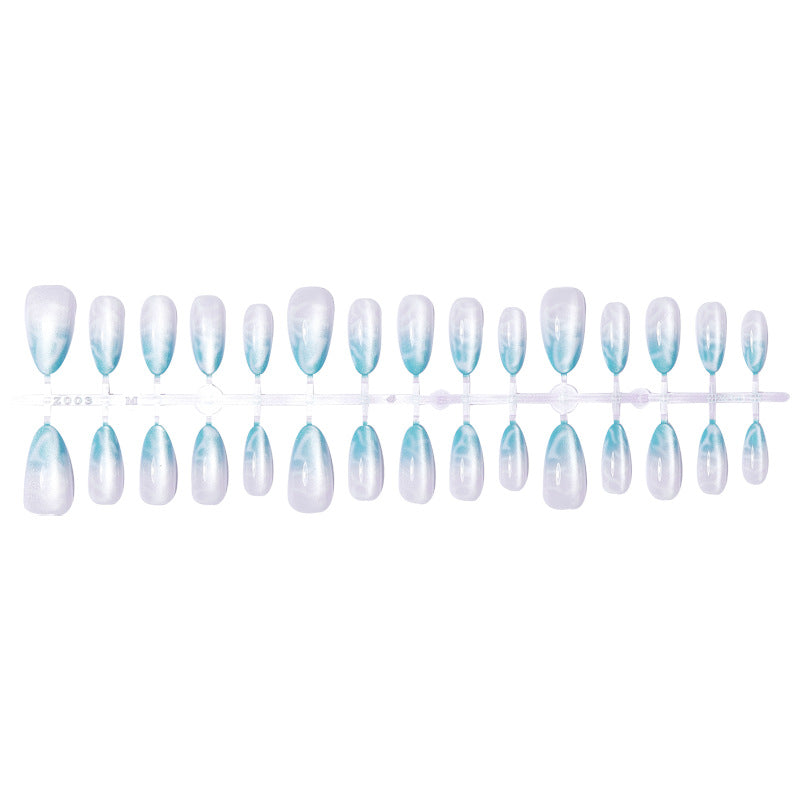Artificial nail set with elegant gradient and luxurious shine Stornfield