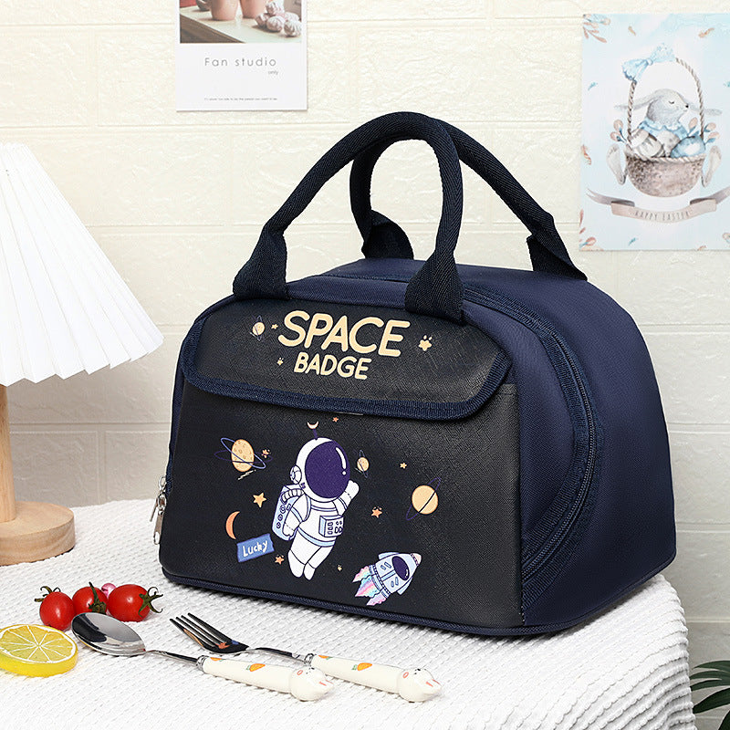 Insulated Space-Themed Lunch Bag Stornfield