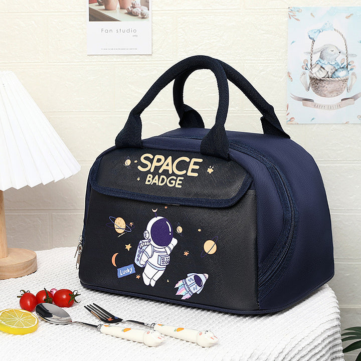 Insulated Space-Themed Lunch Bag Stornfield