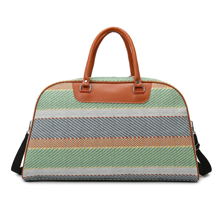 Stylish Plaid Weekend Tote Bag Stornfield