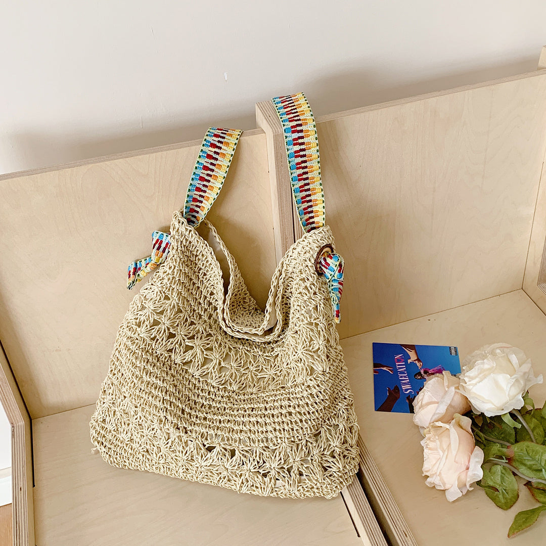 Handcrafted Straw Tote Bag