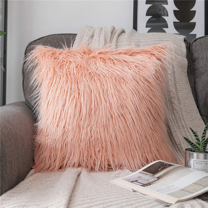 Fluffy cuddle pillow