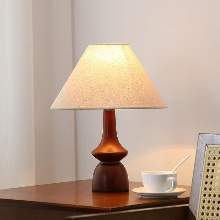 Contemporary Wooden Table Lamp