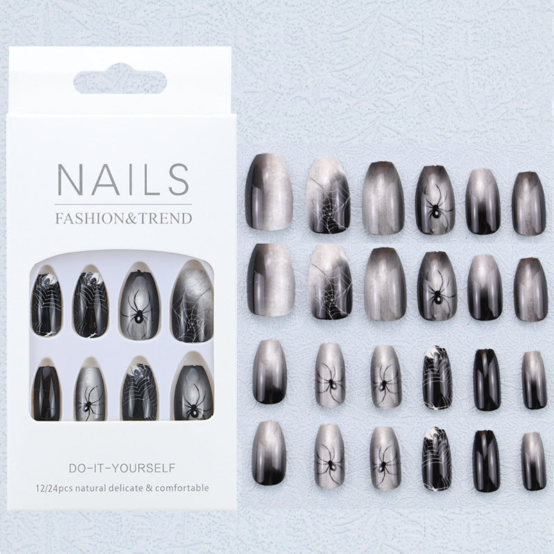 Artistic Graphic Press-On Nail Set Stornfield