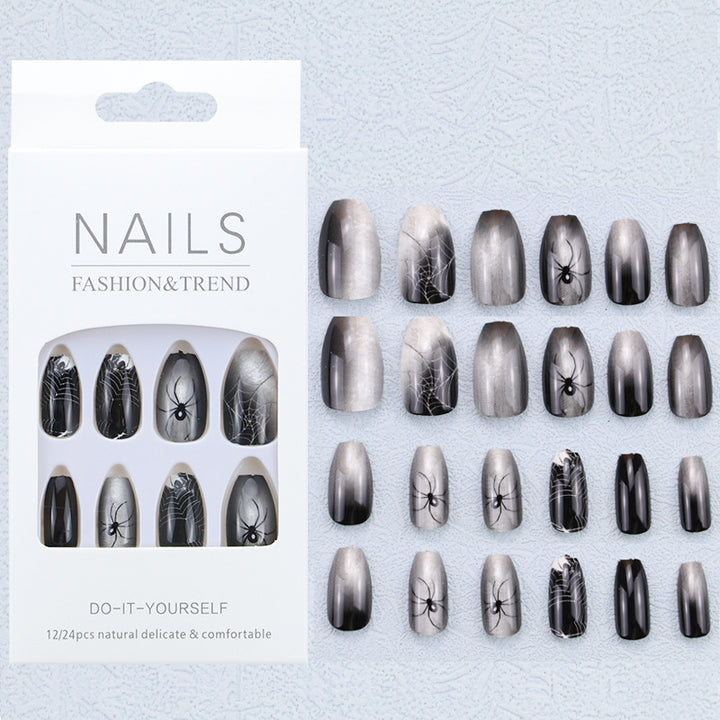 Artistic Graphic Press-On Nail Set Stornfield