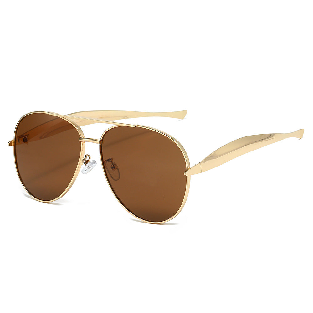 Chic Aviator Sunglasses with Stylish Metal Accents Stornfield