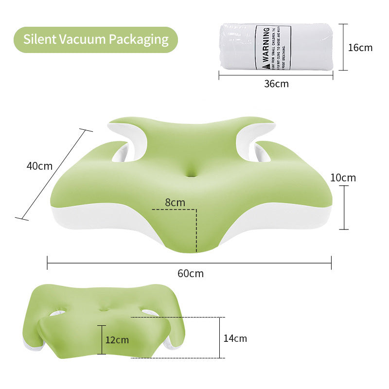 Ergonomic Neck And Shoulder Sleep Pillow With Cooling Gel Surface Stornfield