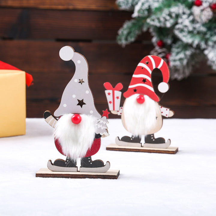 Decorative Christmas gnome with LED lighting Stornfield