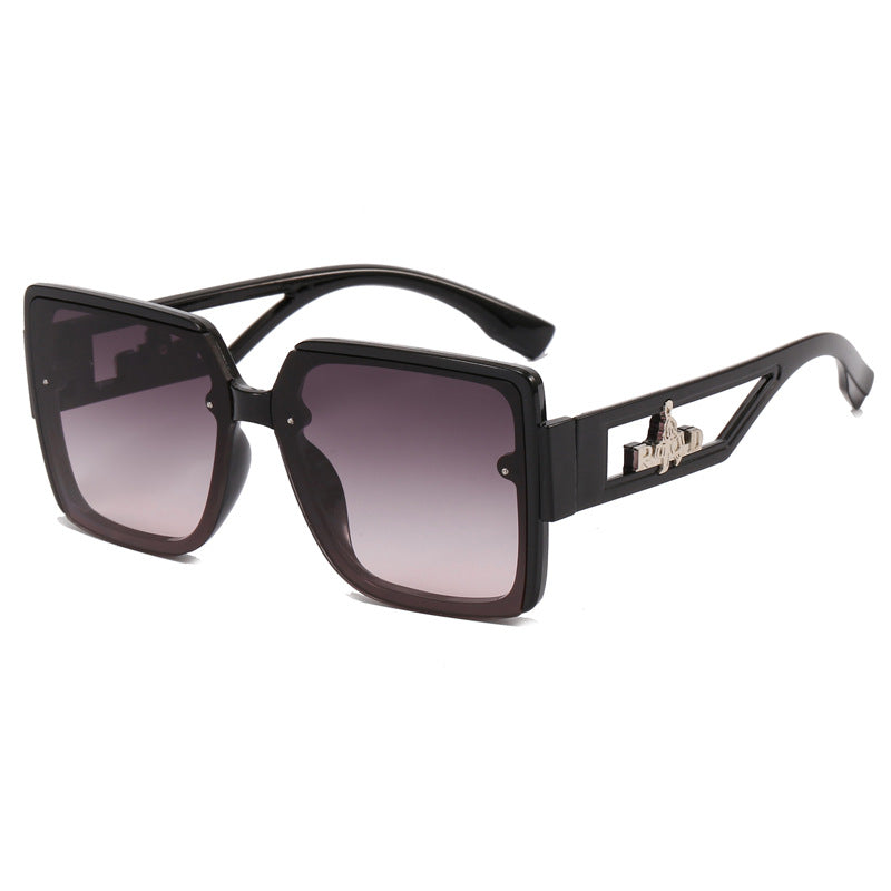 Ladies square designer sunglasses with elegant embellishments Stornfield
