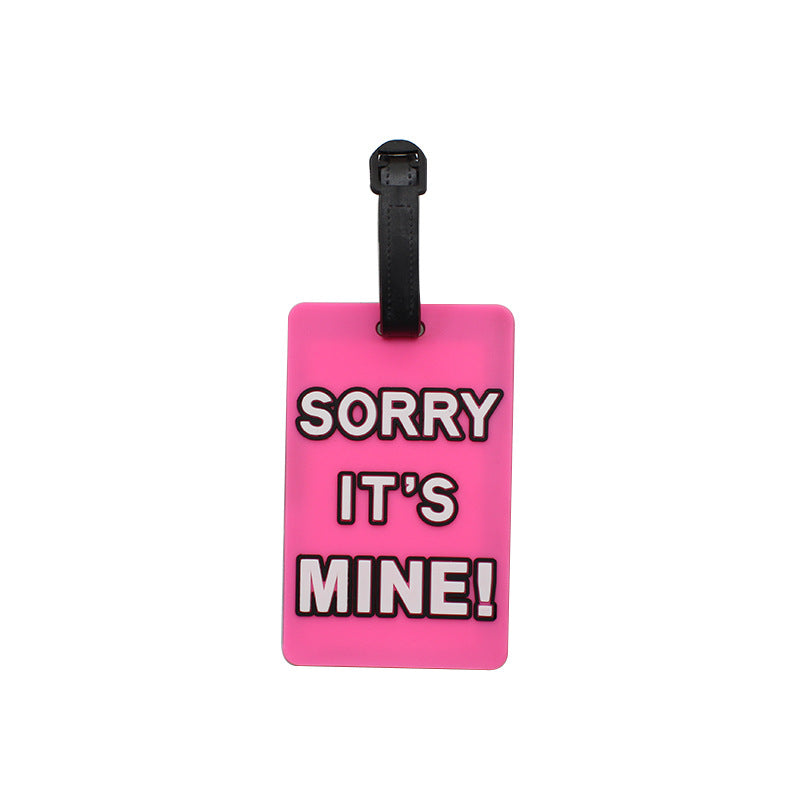 Unisex Luggage Tag with Funny Message Bowlift