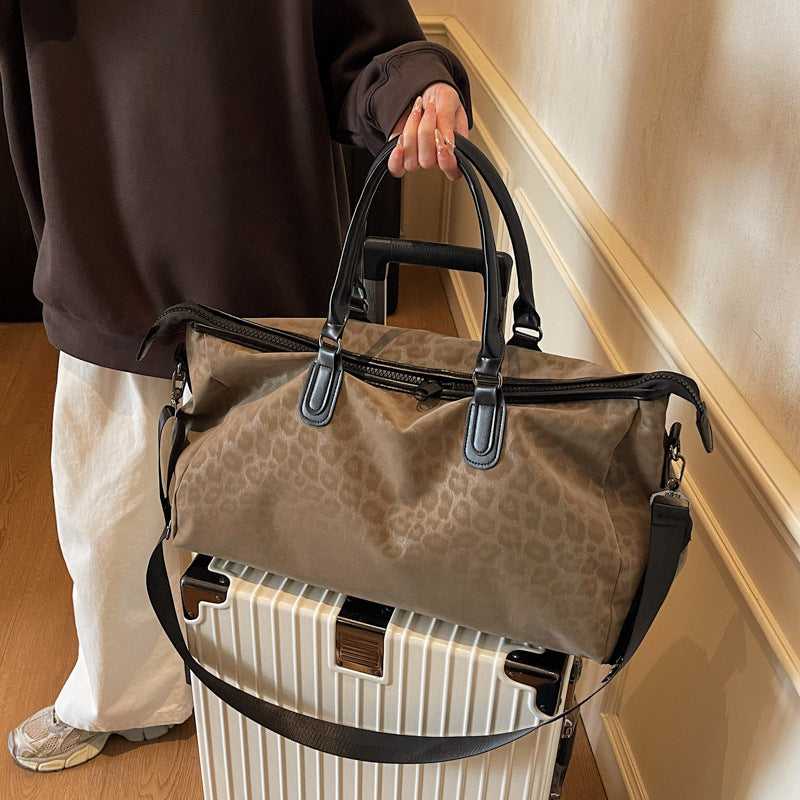 Stylish Animal Print Duffle Bag