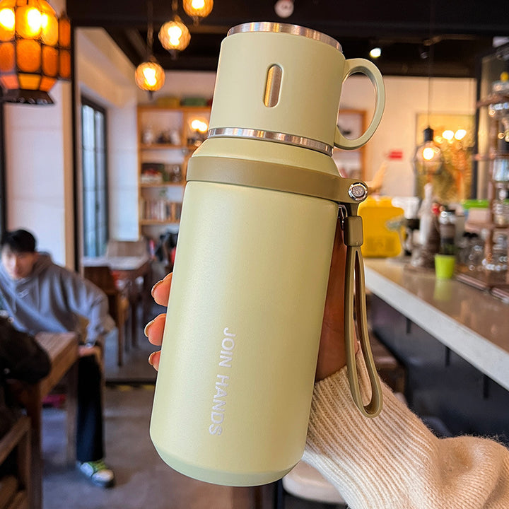 Women's Insulated Drinking Bottle with Ergonomic Grip and Leak-proof Lid System Stornfield