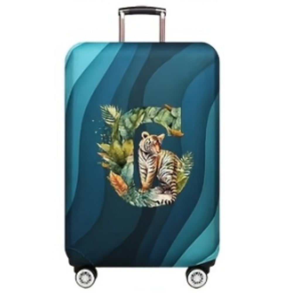 Women's hard-shell suitcase with stylish tiger design Stornfield