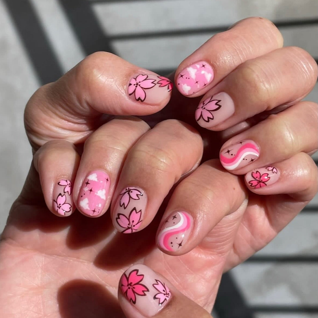 Floral Design Nail Art Kit Stornfield