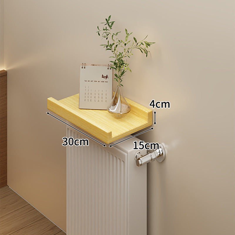 Long Slim Radiator Top Shelf Tray with Raised Edge and Heat‑Resistant Surface